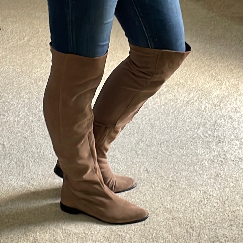 Made By Urban Outfitters OverTheKnee Suede Boots Gem